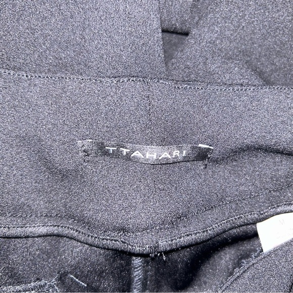 T Tahari Pants Straight Leg Pull on High Rise Elastic Waist Business Dress Pants - Picture 4 of 10